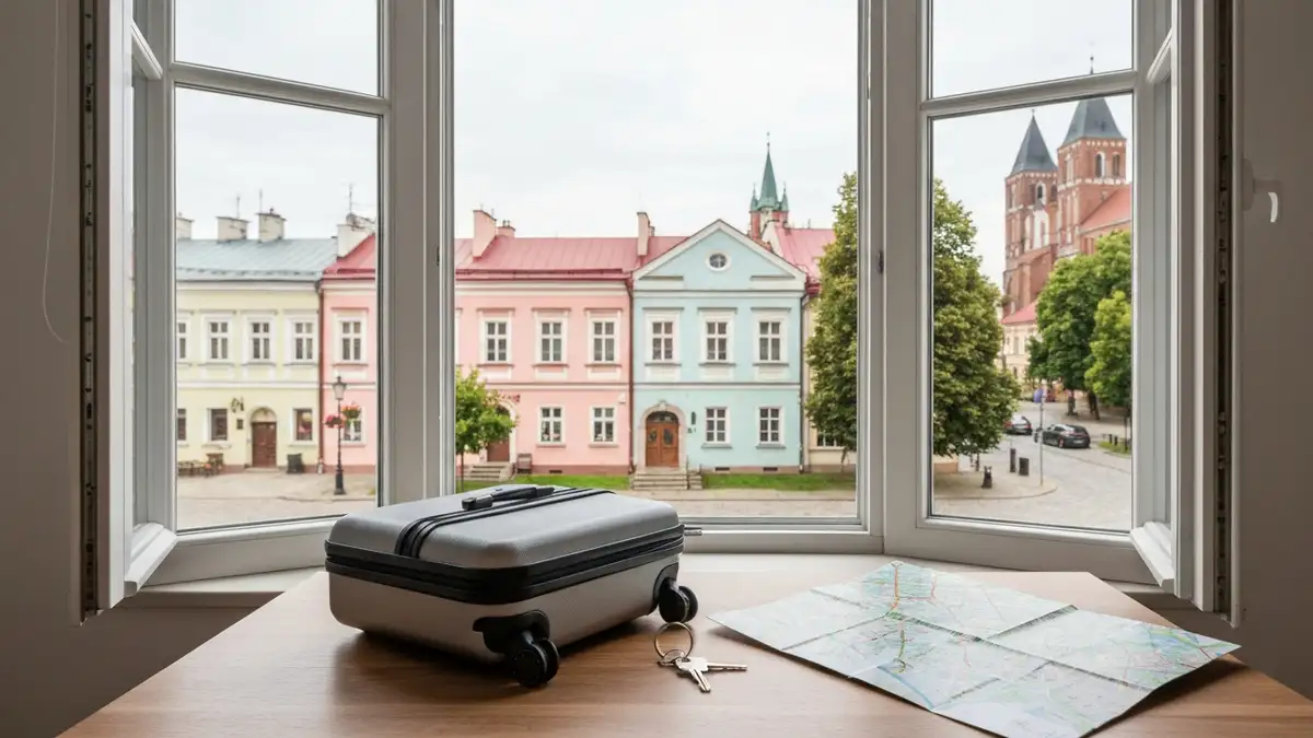 Apartament w centrum Białegostoku z widokiem na okolice Rynku Kościuszki